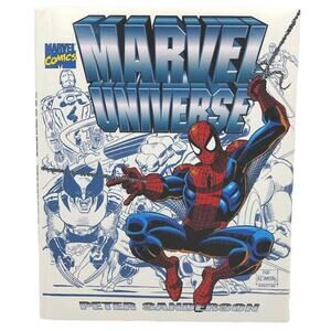 Marvel Universe Hardcover Book by Peter Sanderson w Dust Jacket Published 1996